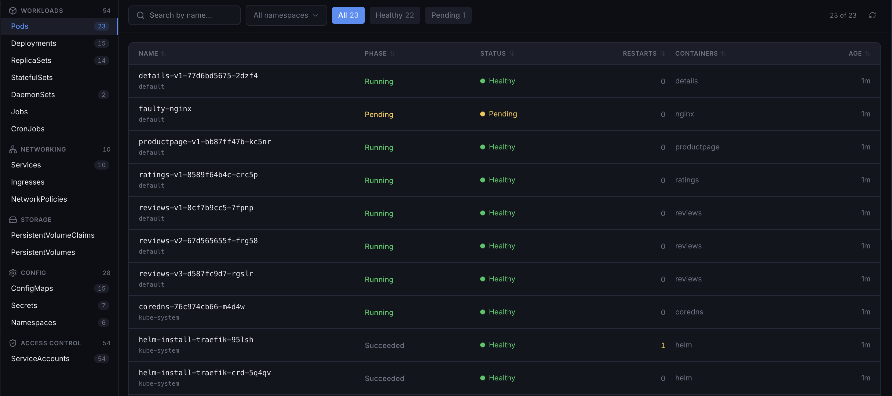 SaviourOps Infrastructure dashboard — Kubernetes pods, EC2 instances, and bare-metal nodes
